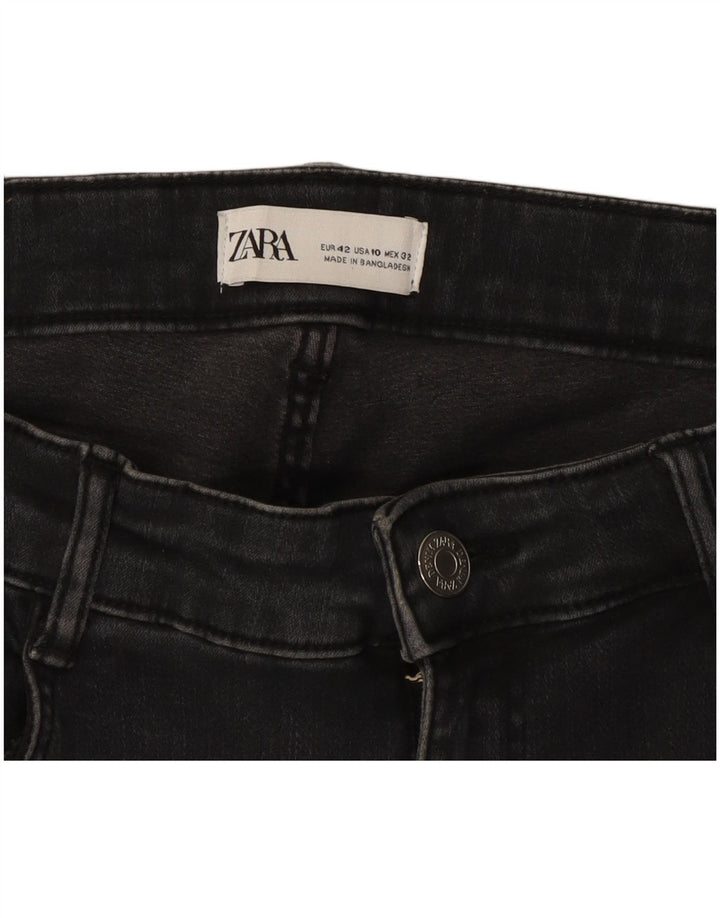 Zara Jean Slim Femme EU 42 Large W32 L26 Noir