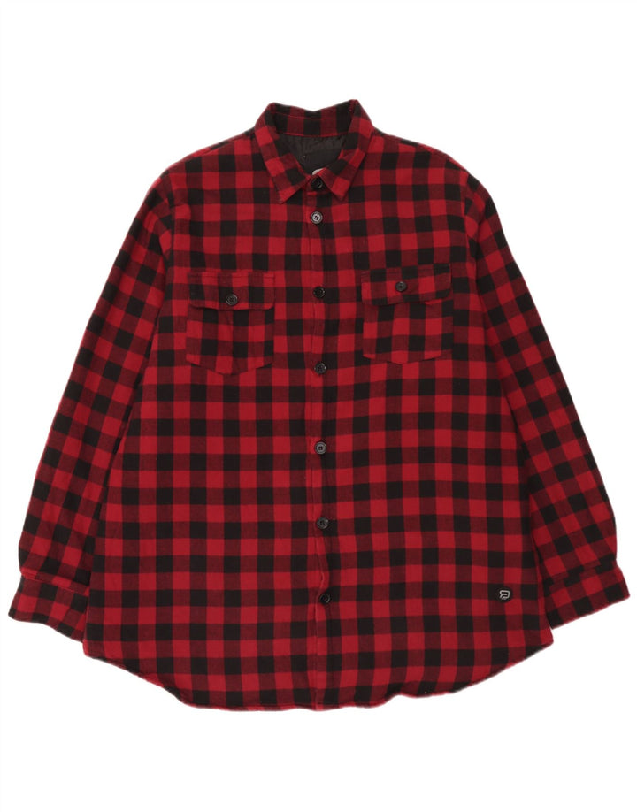 EMP Chemise en flanelle pour homme Lumberjack 2XL en coton vichy rouge