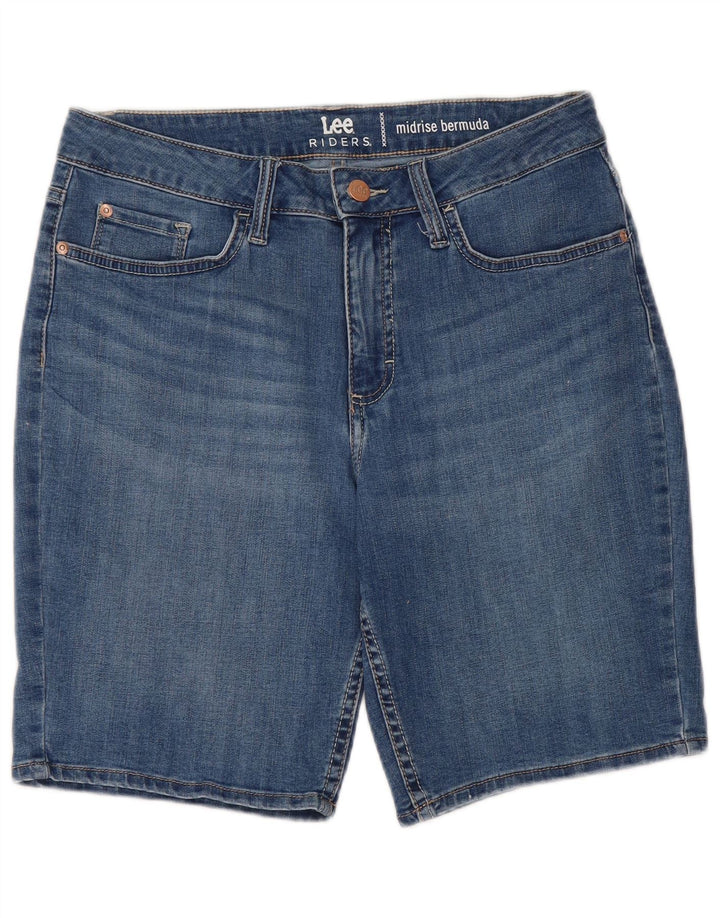 LEE Bermuda taille moyenne Riders pour femme US 10 Large W30 Bleu
