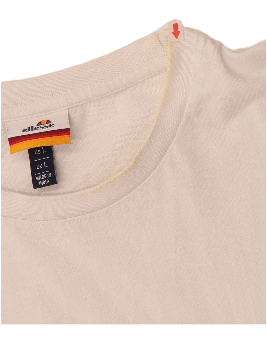 ELLESSE T-Shirt Graphique Homme Grand Blanc