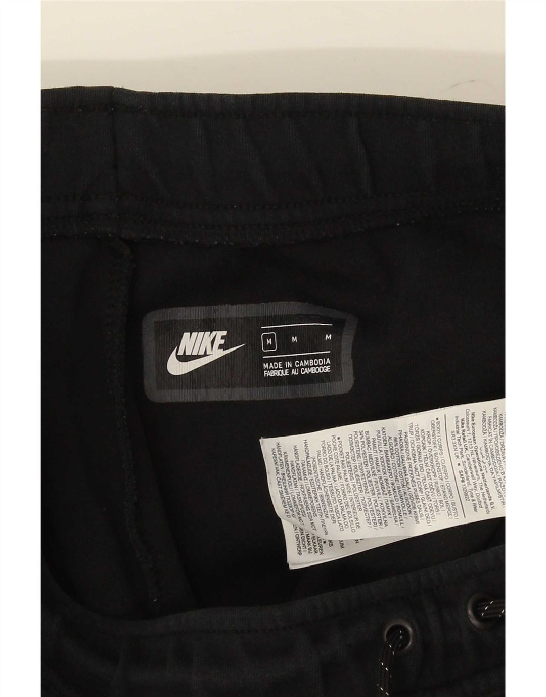 Nike Pantalon de survêtement pour homme en coton noir moyen