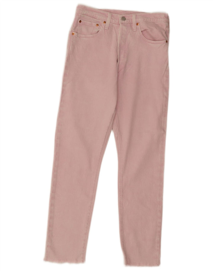 Levi's Jean Droit 501 Femme Rose W28 L28 Coton