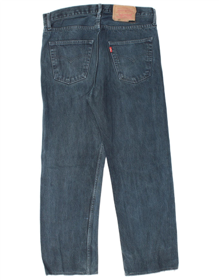 LEVI'S Jean Droit 501 Homme W32 L25 Bleu Coton
