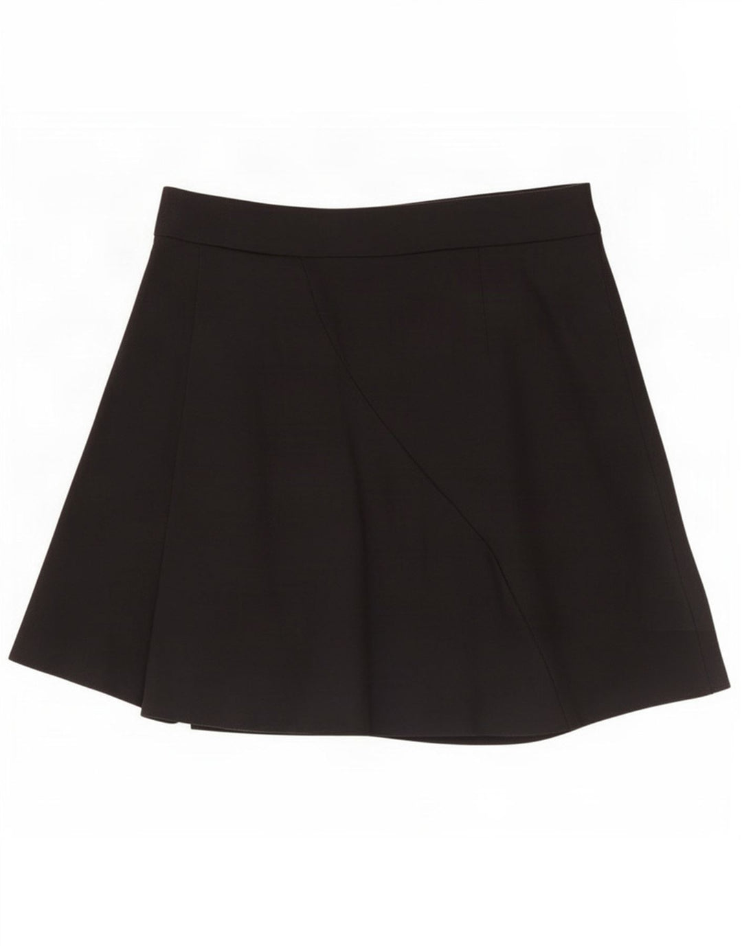 Benetton Femme Mini Jupe W32 Large Noir