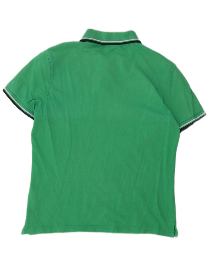 Diadora Polo Homme Vert Moyen Coton