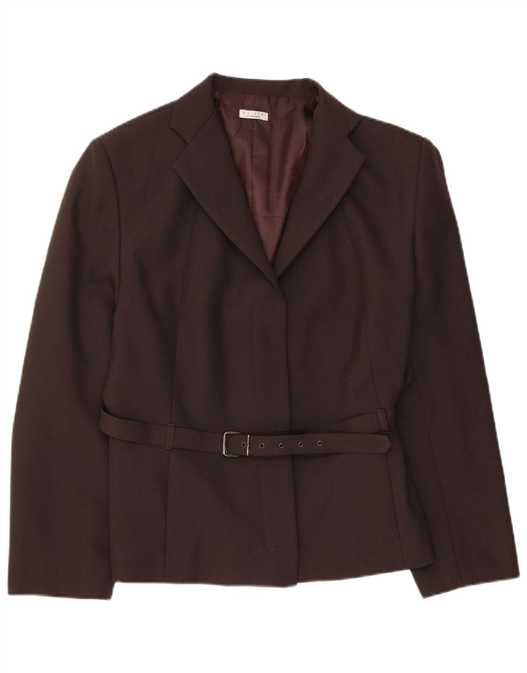 Conbipel Veste Blazer Femme UK 14 Marron Moyen
