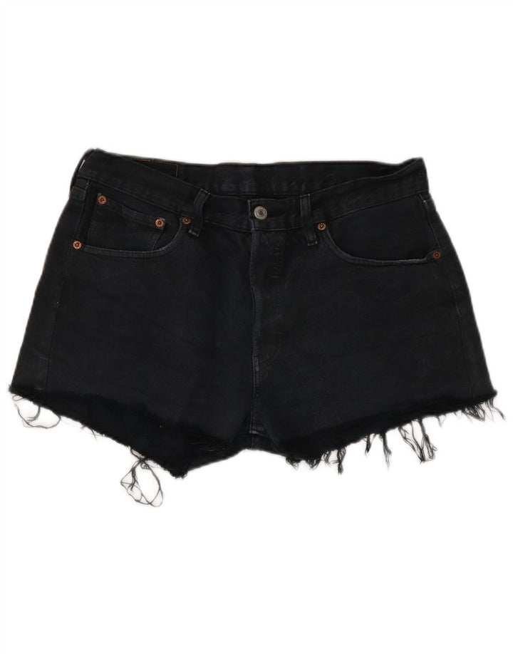 Levi's Short en Jean Femme W33 Bleu Marine Moyen Coton