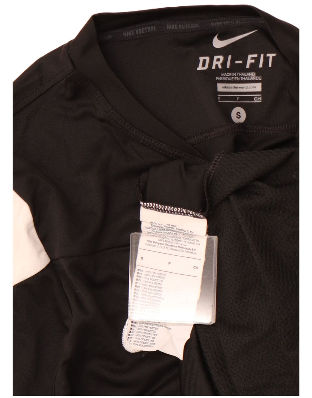 NIKE T-Shirt Homme Haut Petit Noir Colorblock Polyester Sports