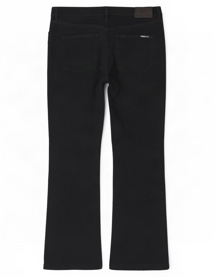Cerruti 1881 Jean Bootcut Femme W32 L29 Bleu Marine Coton