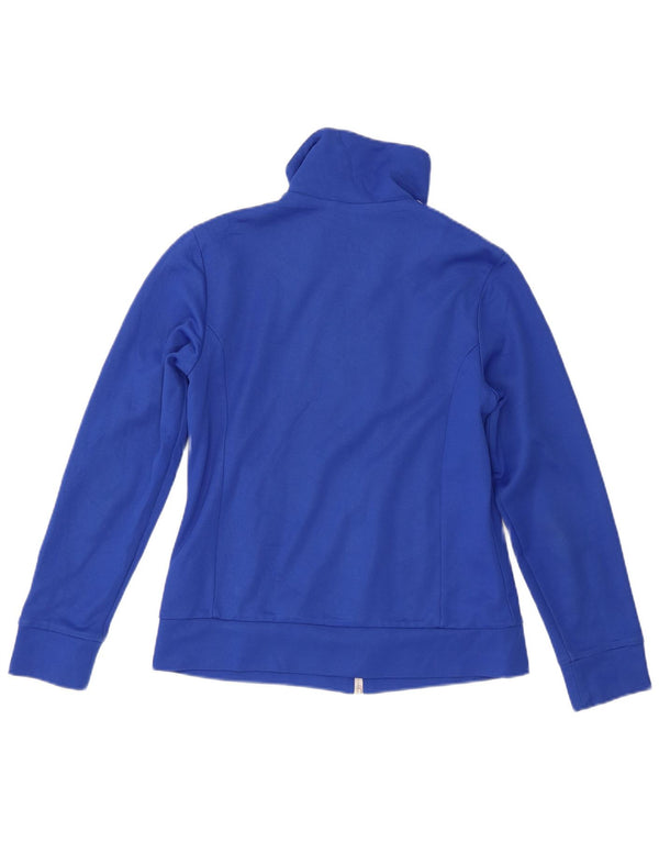 Adidas Veste de survêtement pour femme UK 12 Bleu moyen Coton