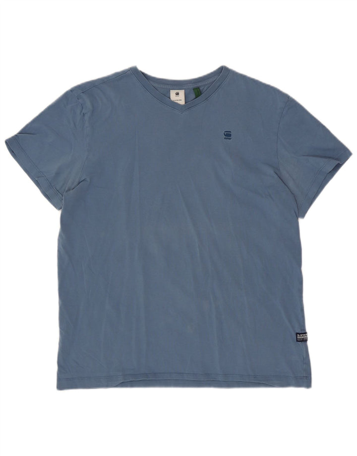 G-STAR T-Shirt Homme Haut Large Bleu
