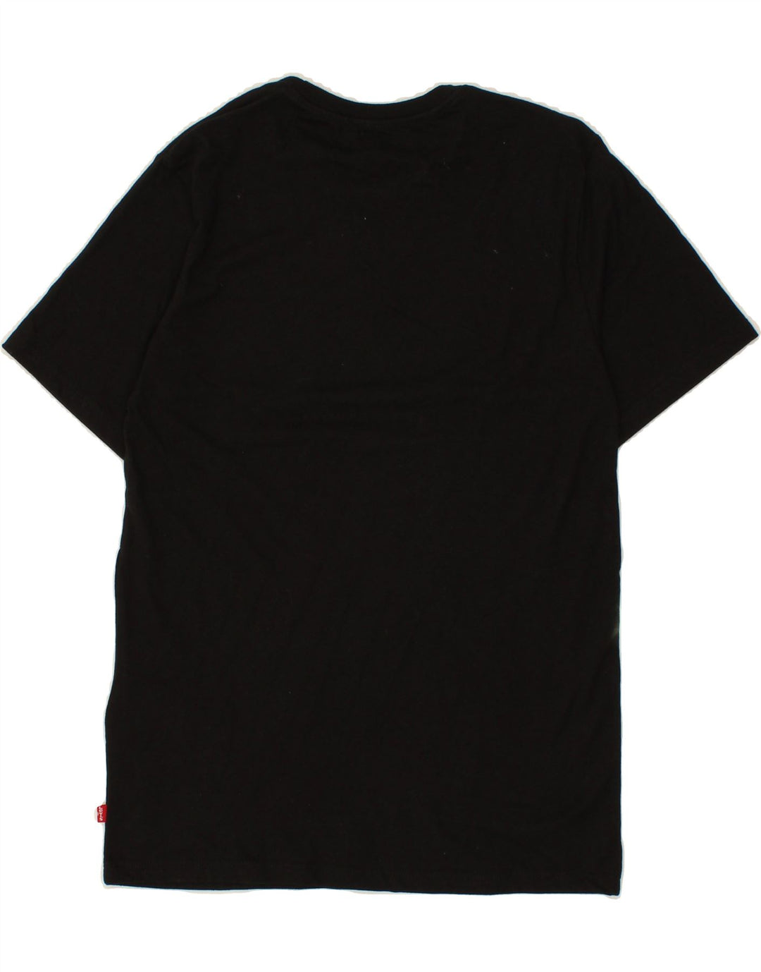 LEVI'S Mens Graphic T-Shirt Top Small Black Cotton Vintage Levi's and Second-Hand Levi's from Messina Hembry 