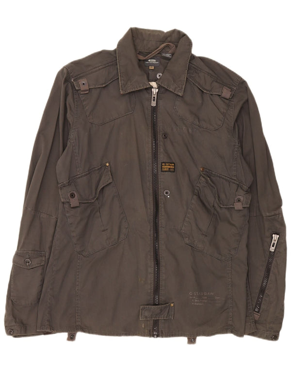 G-Star Veste utilitaire pour homme UK 42 XL Kaki Coton