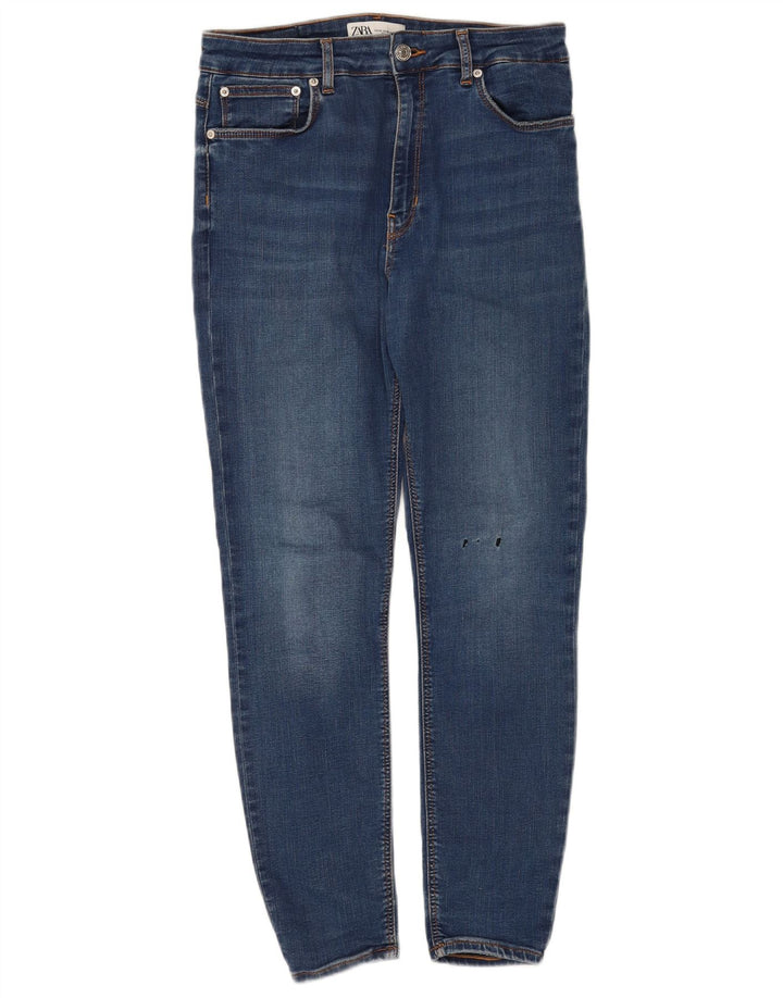 Zara Jean skinny pour femme EU 40 Medium W30 L26 Bleu