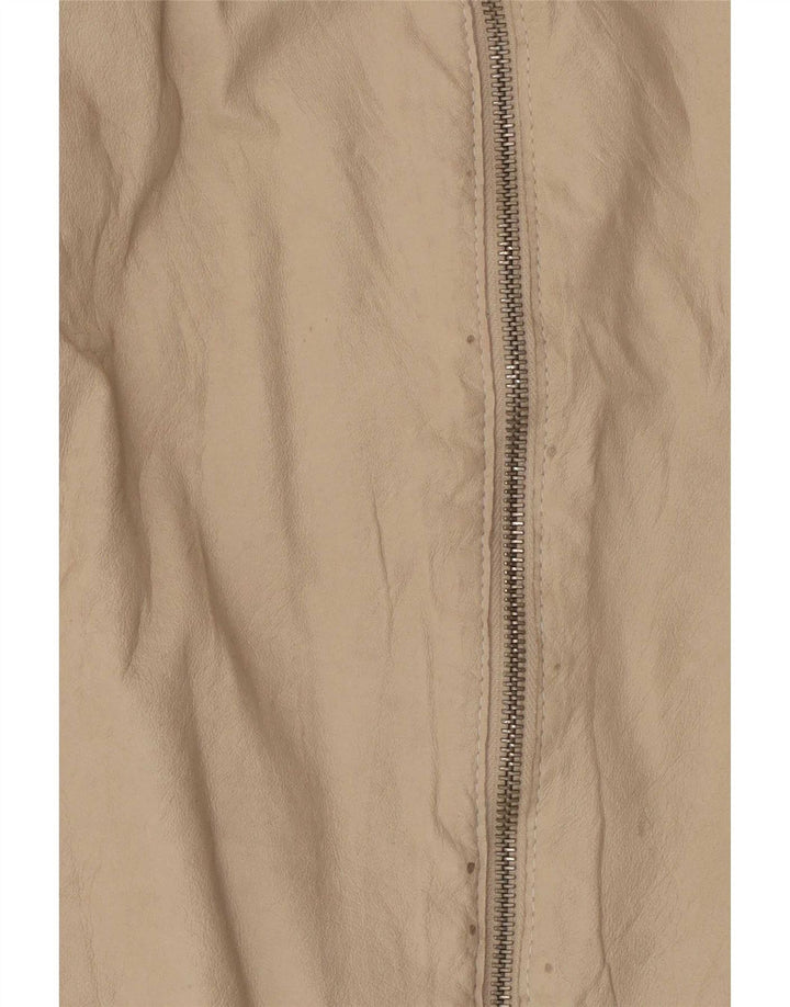 Conbipel Veste En Cuir Femme IT 54 XL Beige