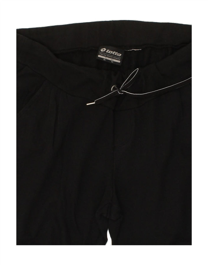 LOTTO Womens Tracksuit Trousers Joggers XL Black Vintage Lotto and Second-Hand Lotto from Messina Hembry 