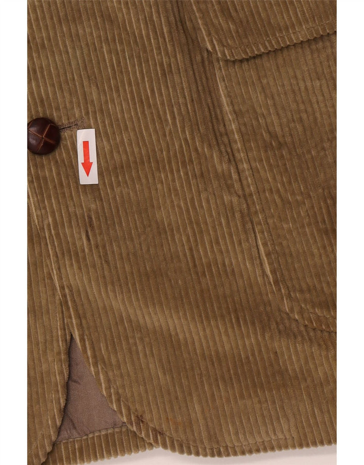 Orvis Veste blazer en velours côtelé à 2 boutons pour homme UK 42 XL Beige