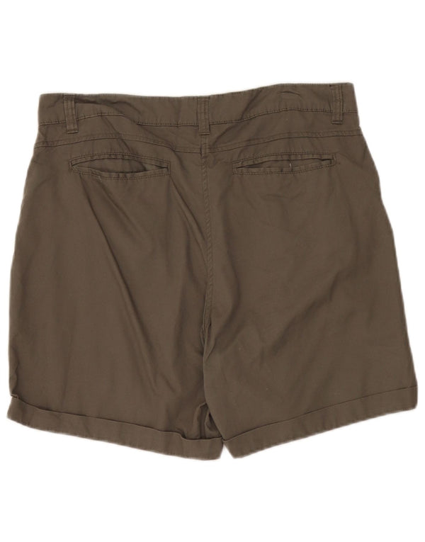 Mountain Warehouse Short décontracté pour femme UK 14 Large W34 Kaki Coton