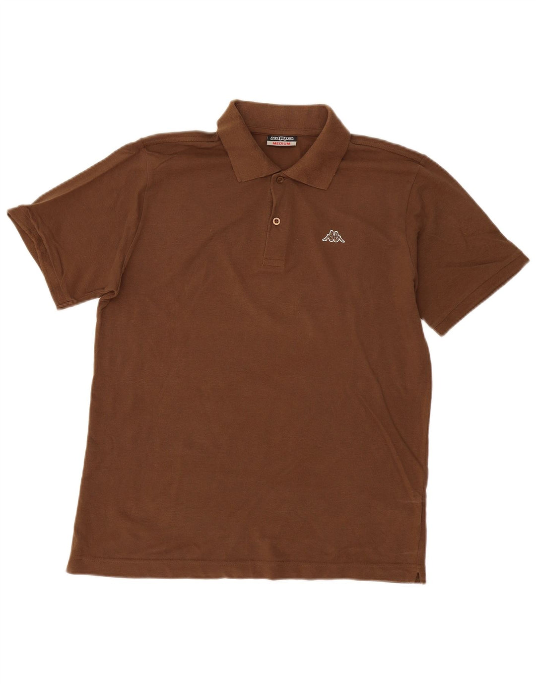 Kappa Polo Homme Marron Moyen Coton