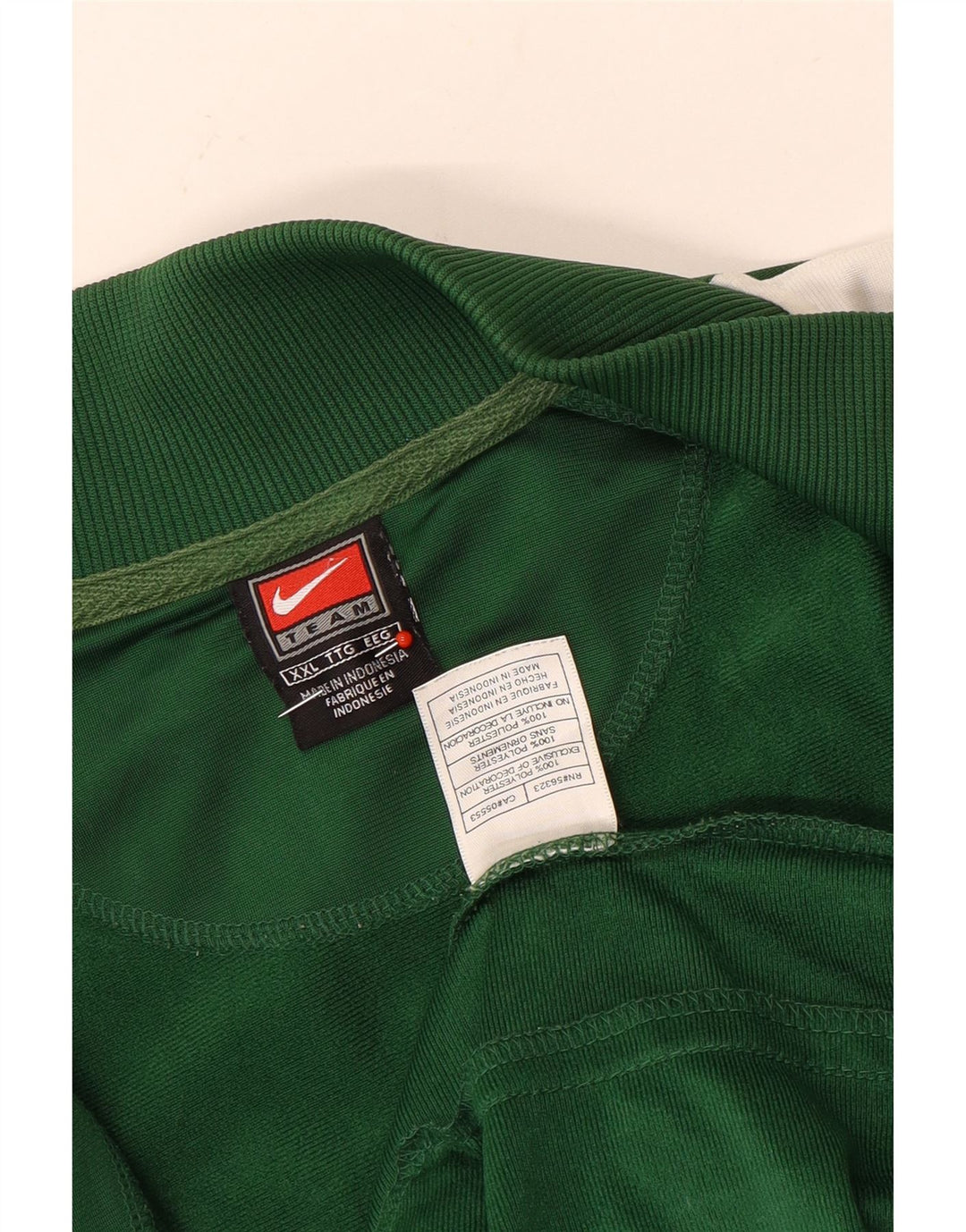 Nike Veste de survêtement pour homme 2XL Vert Colorblock Polyester