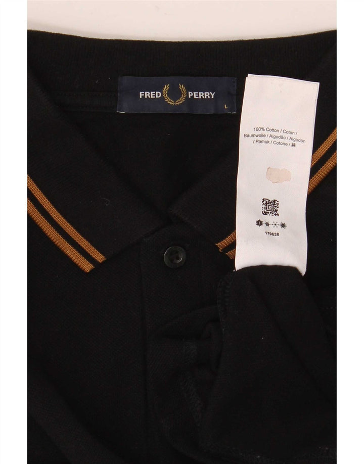 Fred Perry Polo Homme Grand Noir Coton