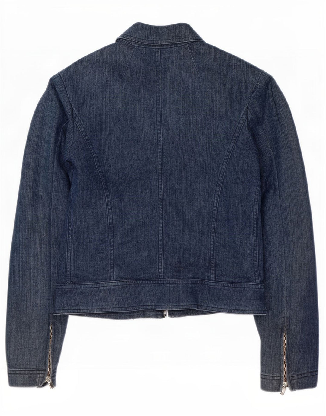 Max & Co. Veste en jean pour femme UK 10 Small Bleu Coton