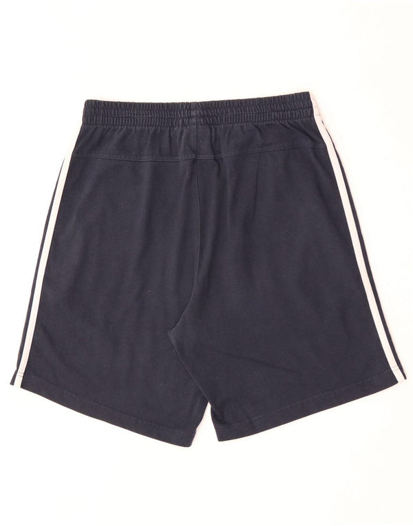 Adidas Short de sport pour homme en coton bleu marine moyen