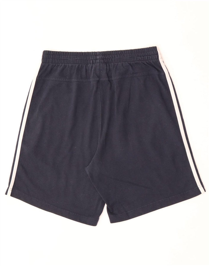 Adidas Short de sport pour homme en coton bleu marine moyen