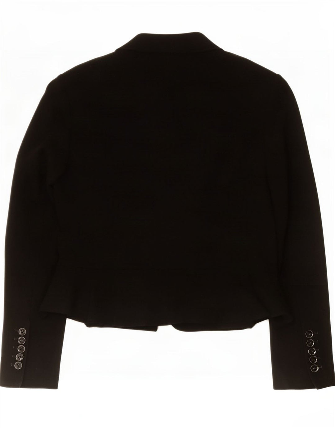 Zara Veste Blazer Ouverte Femme UK 10 Petit Noir