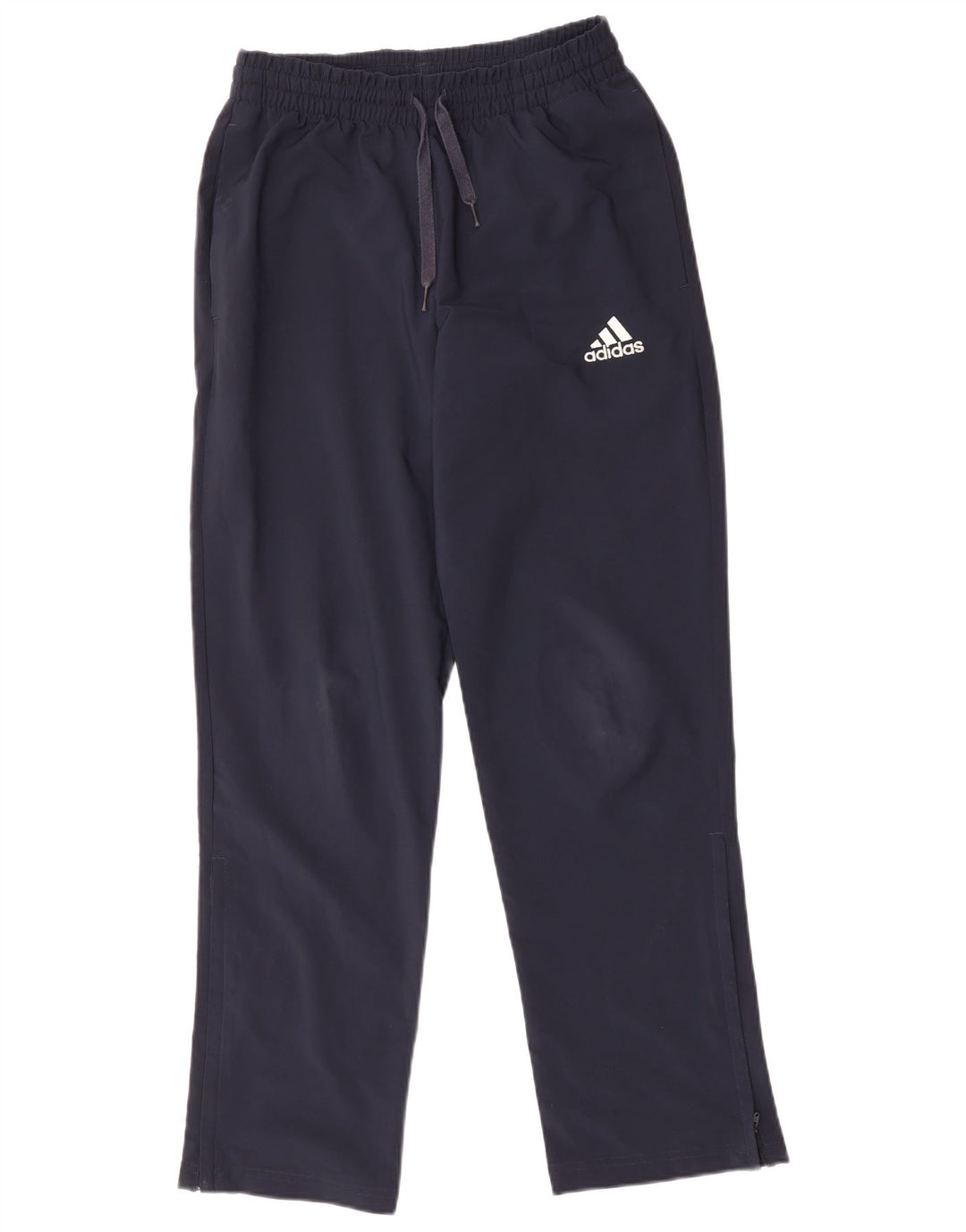 ADIDAS Mens Tracksuit Trousers Small  Navy Blue Polyester