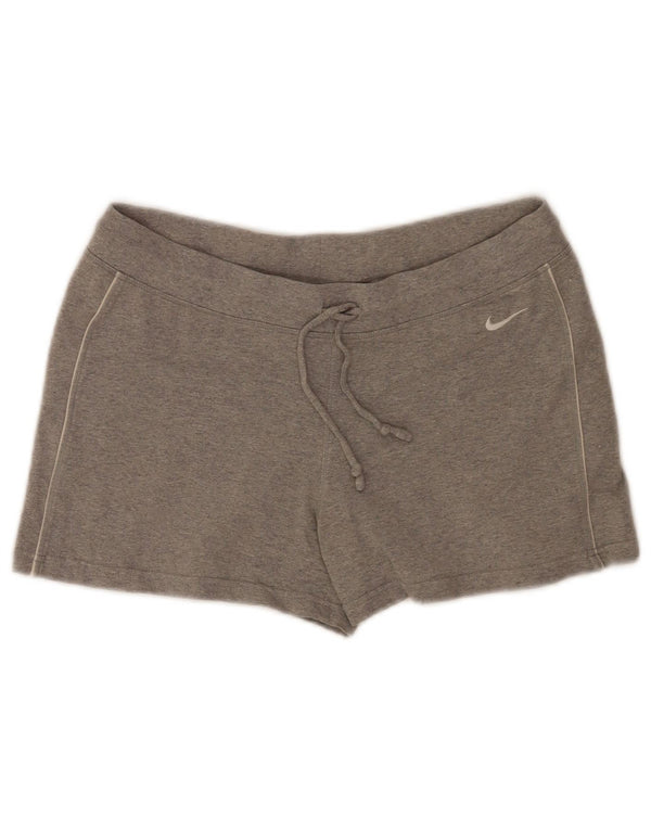 Nike Short de sport régulier pour femme UK 10/12 Gris moyen