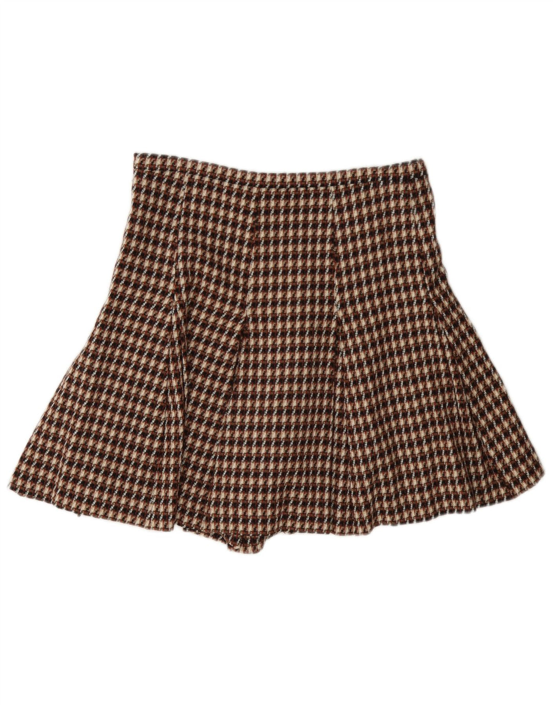 i Blues Short Cullotes pour femme UK 8 Small W27 Laine à carreaux marron