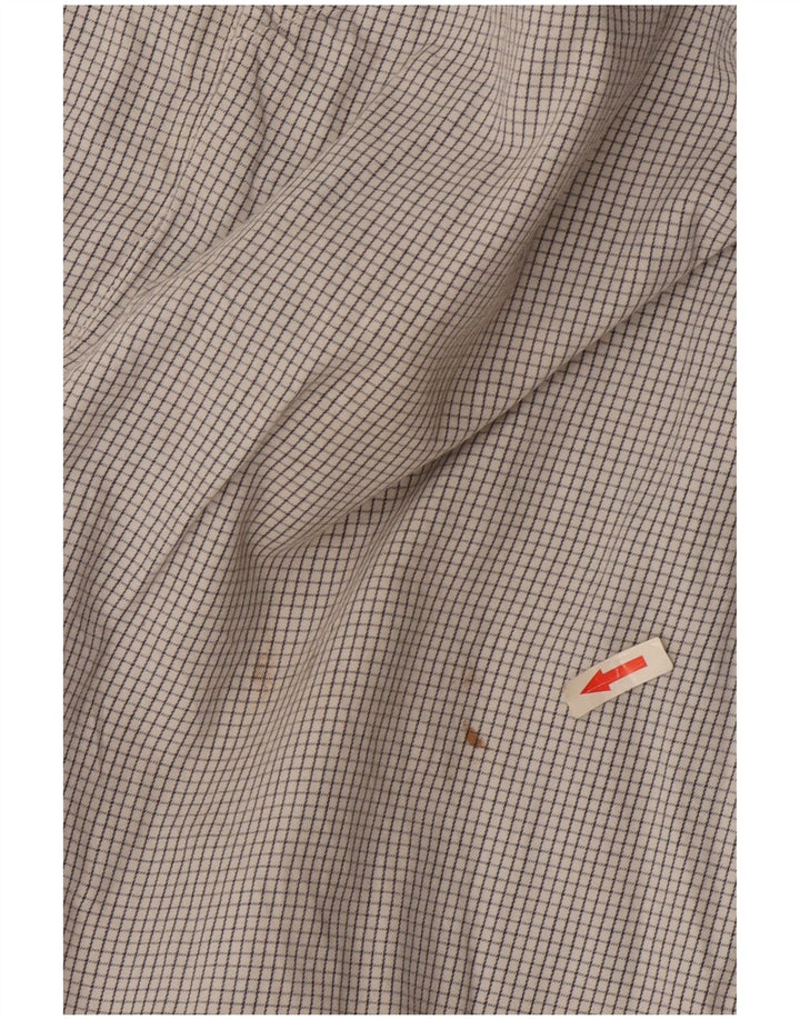 Champion Short chino coupe classique pour homme 2XL W42 à carreaux blancs