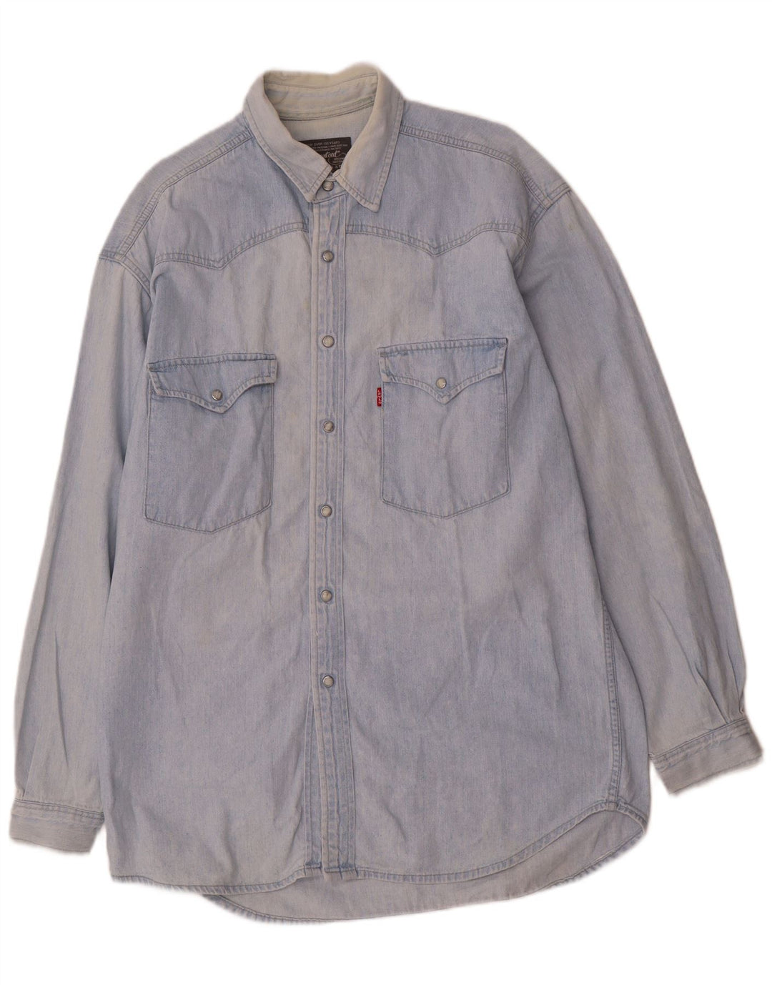 Levi's Chemise en Jean Homme Bleu Moyen Coton