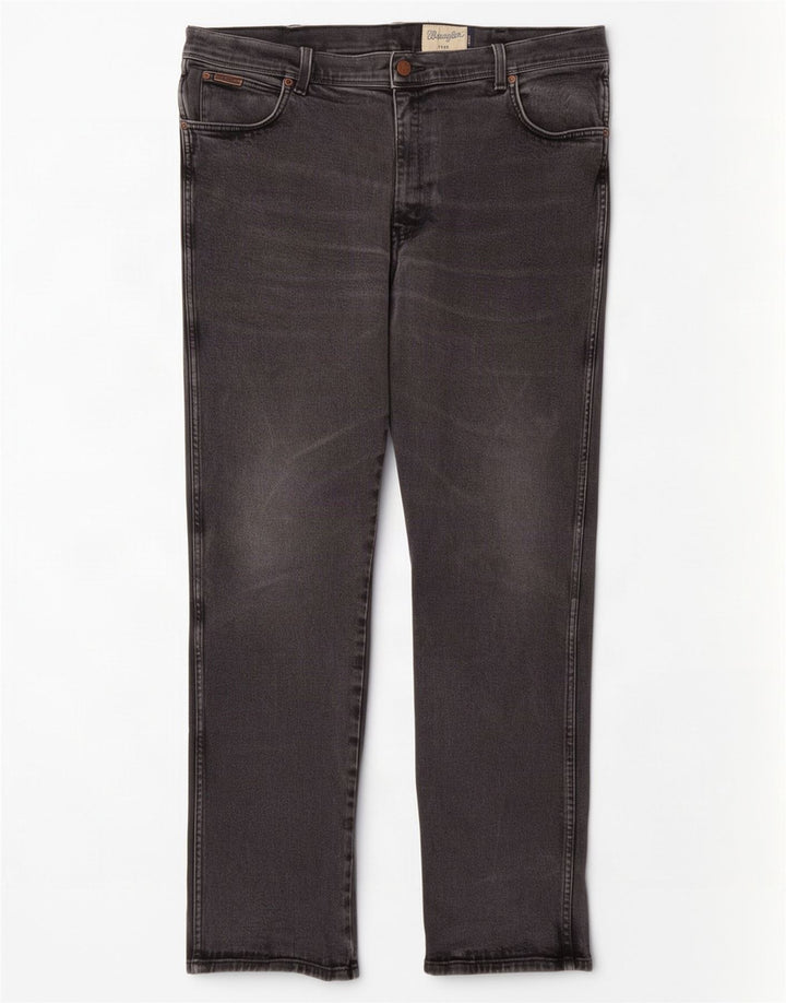 Wrangler Jean Droit Texas Homme W40 L34 Gris Coton