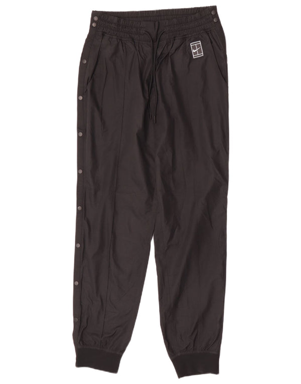Nike Pantalon de jogging imperméable pour femme UK 12 Medium Noir Polyester