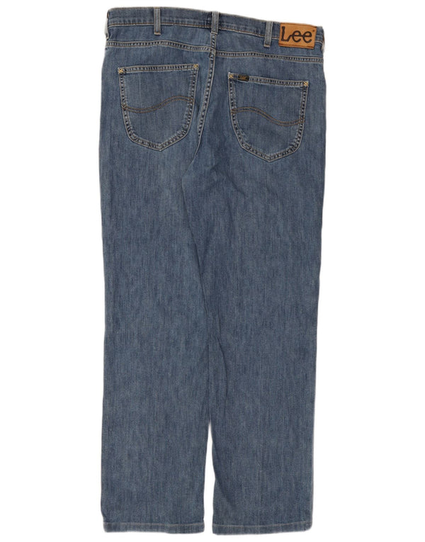 Lee Jean Droit Brooklyn Droit Homme W36 L30 Bleu Coton