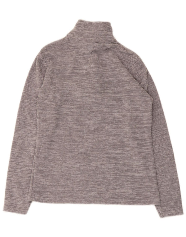 Mountain Warehouse Pull polaire à col zippé pour femme UK 8 Small Gris moucheté