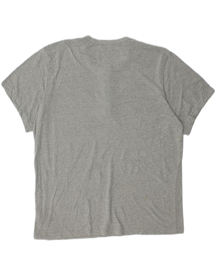 EDDIE BAUER T-Shirt Homme Haut Large Gris Coton