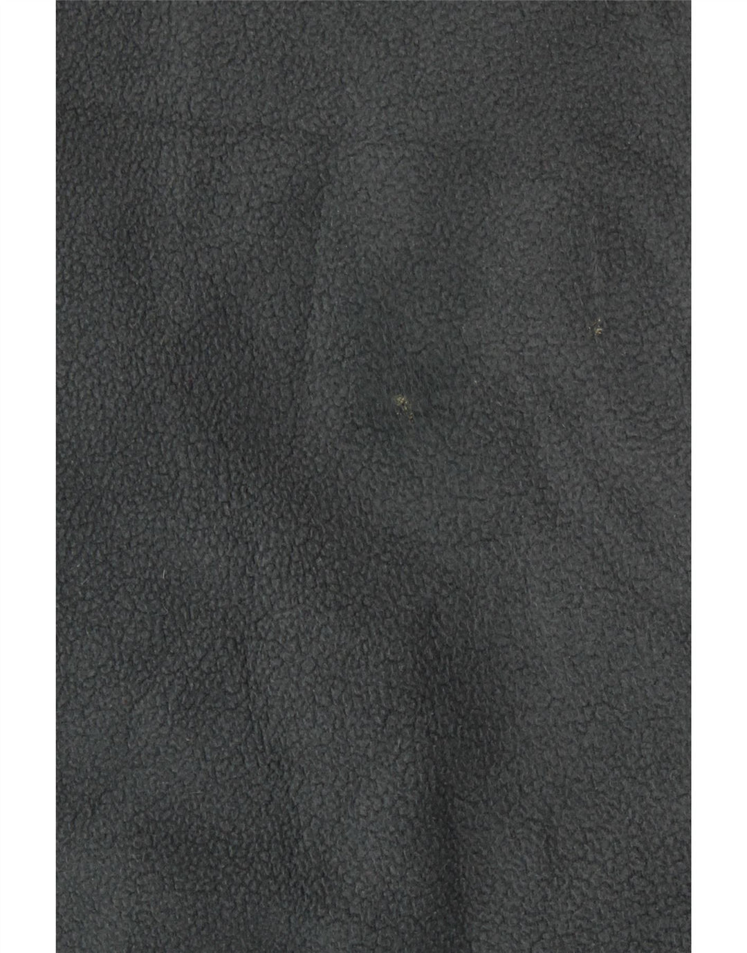 VINTAGE Pull polaire à col boutonné pour homme XL Gris Colorblock Polyester