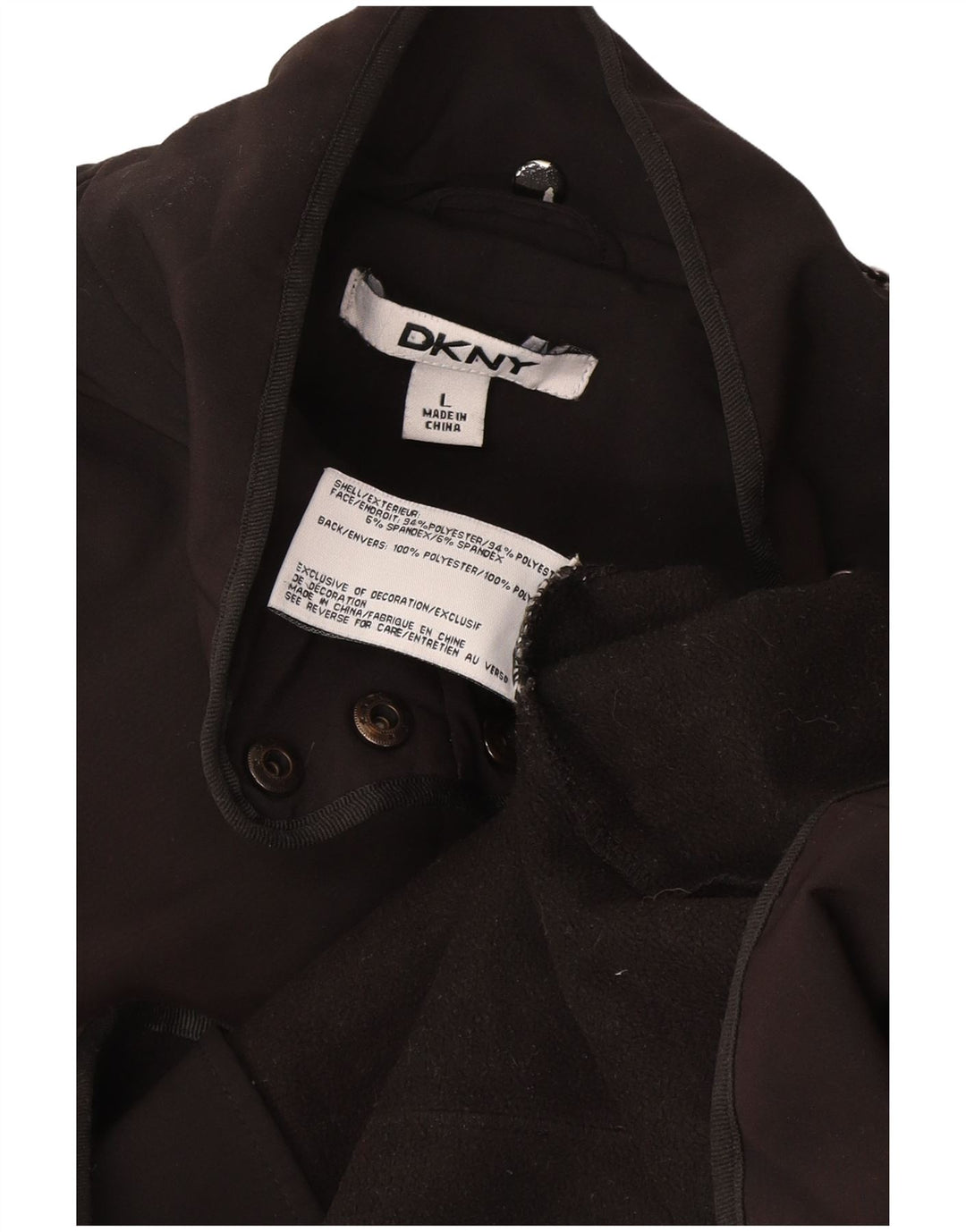 Dkny Veste utilitaire pour femme UK 16 Large Gris Polyester