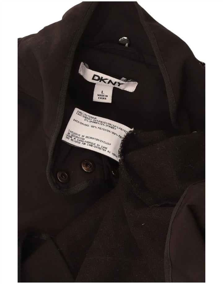Dkny Veste utilitaire pour femme UK 16 Large Gris Polyester