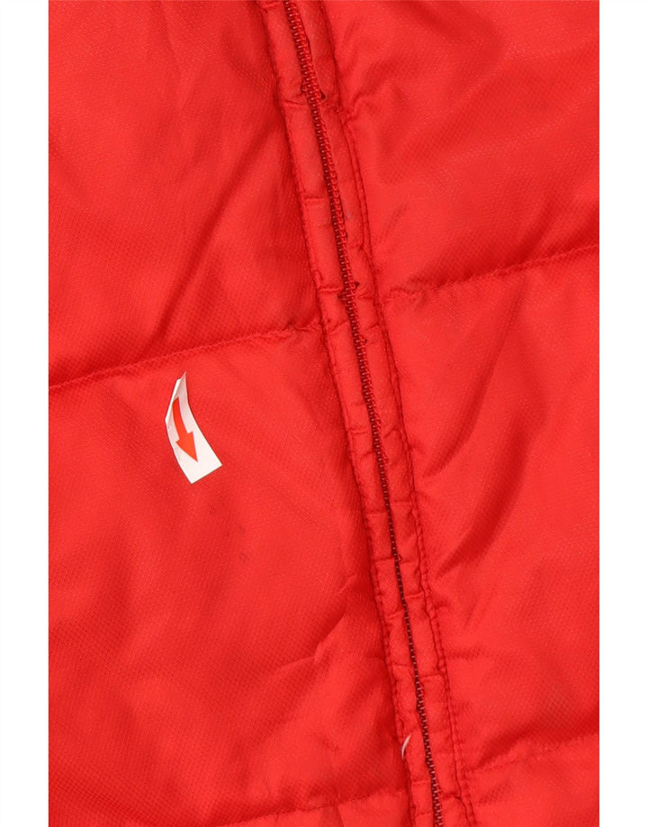 Adidas Veste matelassée pour homme UK 38 Rouge moyen Polyester colour block