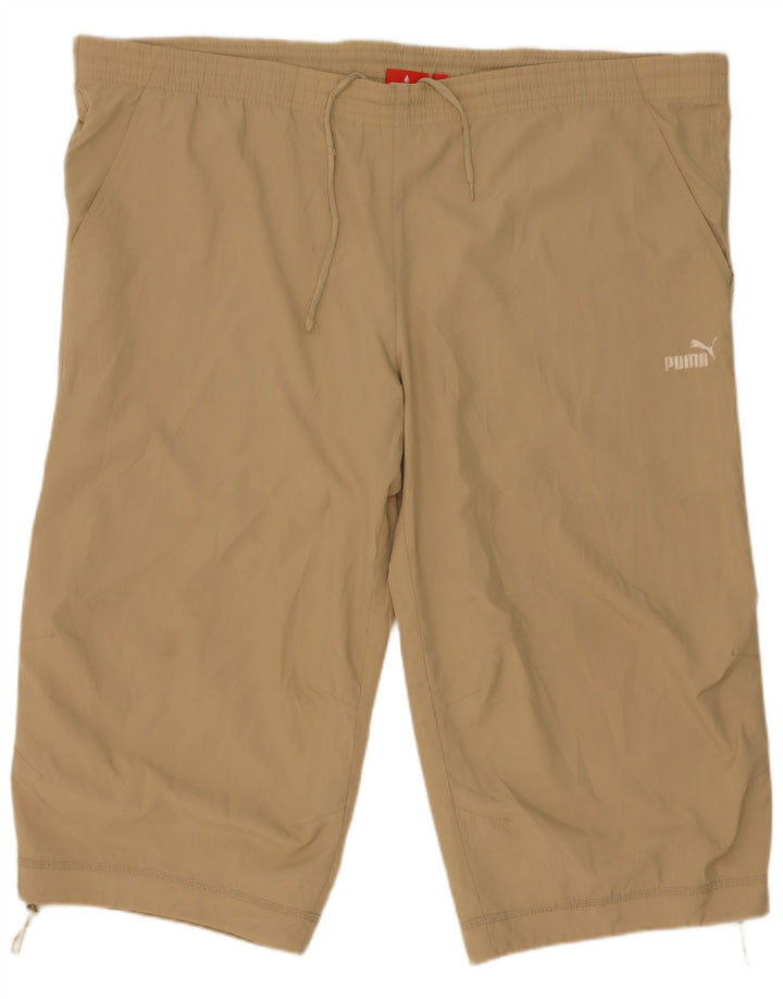 Puma Short de sport pour homme 2XL Beige