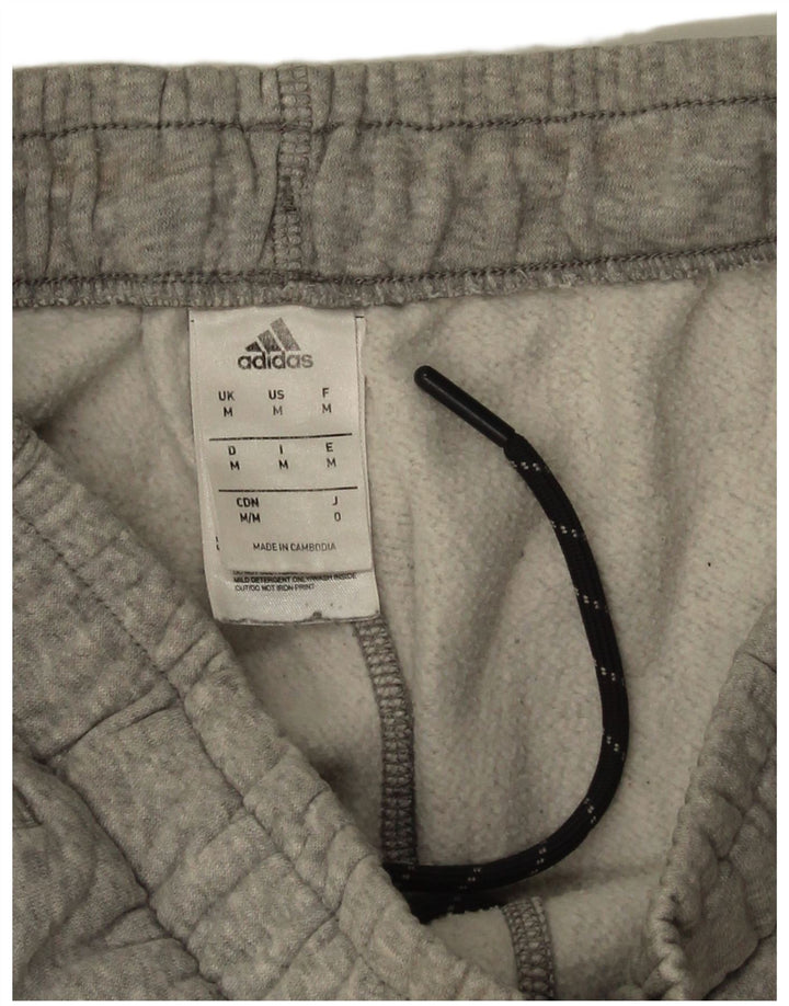 Adidas Pantalon de survêtement pour homme en coton moucheté gris moyen