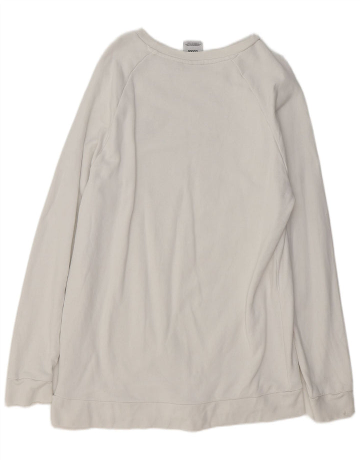 ADIDAS Sweat-shirt pour hommes Grand coton blanc