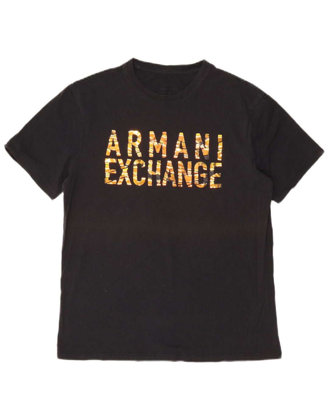 Armani Exchange T-shirt graphique pour homme Petit noir