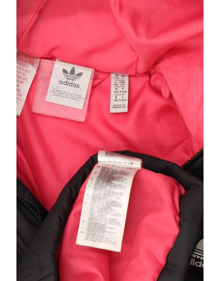 Adidas Veste matelassée à capuche fille 9-10 ans Gris Polyester