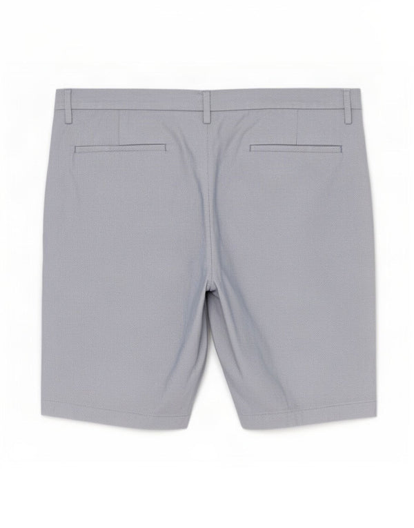 Marks & Spencer Short Chino Homme XL W40 Bleu Coton