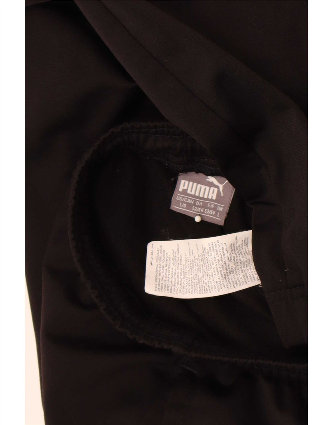 Puma Pantalon de survêtement pour homme Taille L Noir Polyester